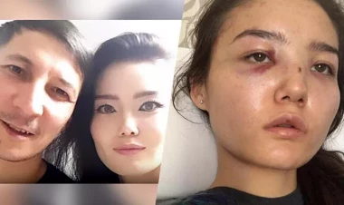 Qazaxıstanda daha bir məmur arvadını döyməkdə ittiham olunur - FOTO