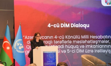 Azərbaycan 4-cü Könüllü Milli Hesabatını təsdiq etməyi planlaşdırır - Vladanka Andreyeva