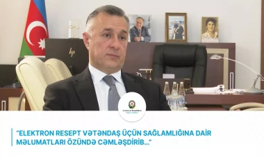 Səhiyyə naziri elektron reseptlə bağlı əhaliyə çağırış etdi - VİDEO