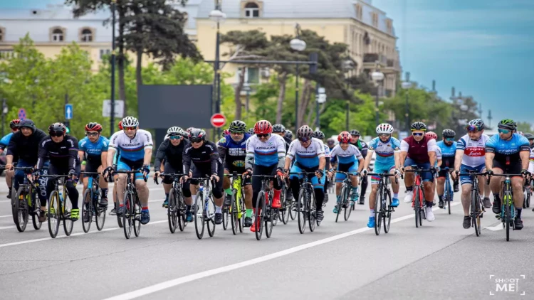 100 nəfər velosipedçinin iştirakı ilə Veloyürüş keçirildi - FOTOlar