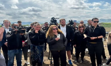 Beynəlxalq səyyahlar Cocuq Mərcanlıda - FOTO