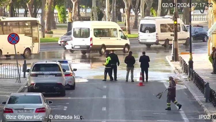 Bakıda mərkəzi yollardan biri bağlandı