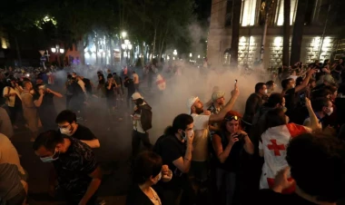 Gürcüstan DİN: Etirazçılara rezin güllələrdən istifadə edilməyib