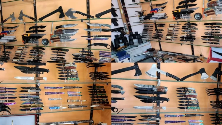 Mağazalardan 200-ə yaxın kəsici-deşici alət götürüldü