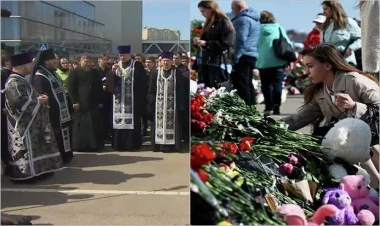 “Crocus City Hall” terrorunda həlak olanların 40 mərasimi keçirildi - FOTO