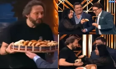 Almaz Ələsgərovadan rusiyalı məşhurlara maraqlı hədiyyə - VİDEO