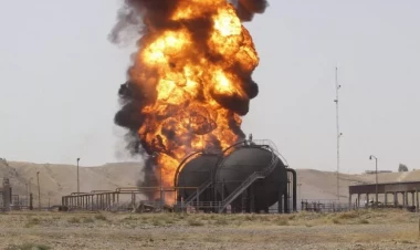 İraqda qaz yatağı dronla vuruldu, ölənlər var