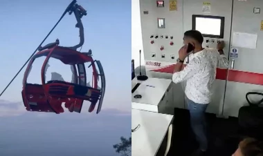 Antalyada baş vermiş kanat qəzasının pərdəarxası görüntüləri - VİDEO