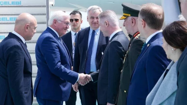 Almaniya prezidenti Türkiyəyə gəlib