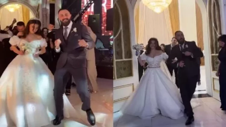 Bakıda bəylə gəlindən qeyri-adi addım - VİDEO