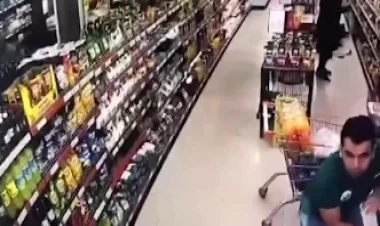 Türkiyədə baş verən güclü zəlzələdən təşviş dolu kadrlar - ANBAAN VİDEO