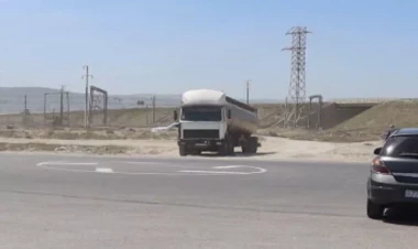 Bakı-Quba yolunda bildirişsiz dairə təhlükə mənbəyinə çevrilib - VİDEO