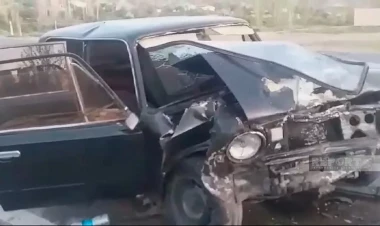 Naxçıvan-Şahbuz magistralında yol qəzası olub, xəsarət alan var