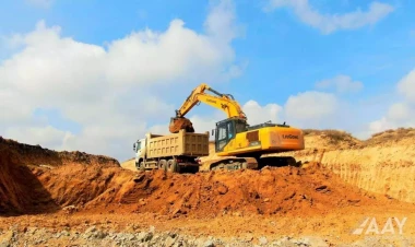 Əsgəran yolunun inşasından ən son görüntülər