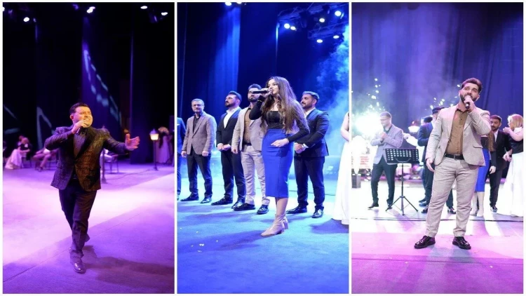 Gəncə Dövlət Filarmoniyasinda Elza Ibrahimovanin mahnilarindan ibarət konsert proqrami izdihamla keçib - FOTO