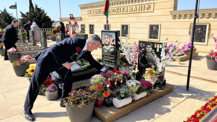 Abşeronda şəhid Vidadi Zalovun xatirəsi yad edildi - FOTOlar
