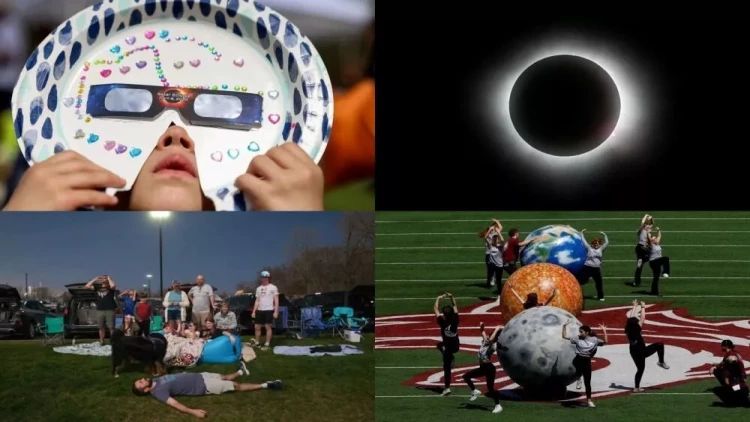 İlin ilk Günəş tutulmasını belə izlədilər - FOTOlar