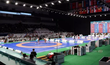 Sərbəst güləşçilərimiz lisenziya turnirində 5 alıb - VİDEO