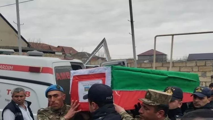 Şəhid Saleh Xələfov dəfn olundu - YENİLƏNİB - FOTO