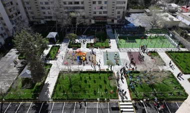 “IDEA” paytaxtın Sabunçu rayonunda yeni “Bizim Həyət”in açılışını edib - FOTO