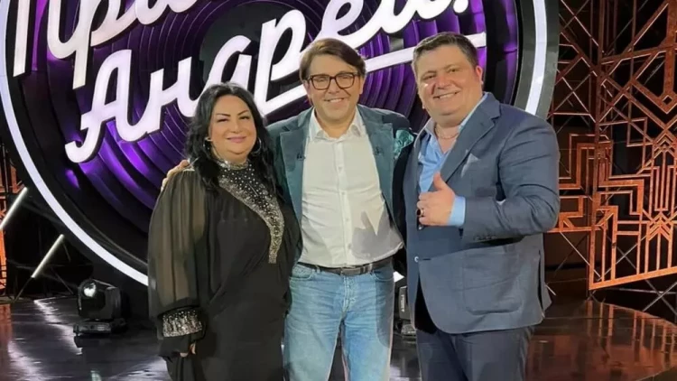 Musiqili Teatrın aktyorları Malaxovun verilişində - FOTOlar