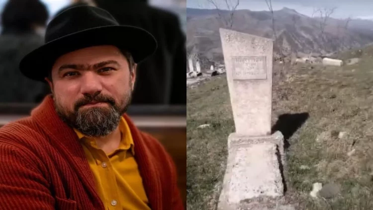 Babasının Laçındakı məzarını tapdı - VİDEO