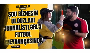 Zümrüd əməkdar artisti futbol meydanından qovdu - “Ulduzlu İdman” - VİDEO