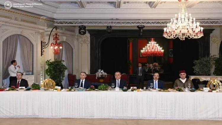 Ceyhun Bayramov iftar mərasimində iştirak etdi - FOTO