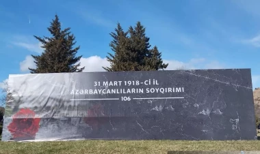 Quba Soyqırımı Memorial Kompleksi ziyarət olunur - FOTO