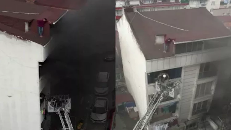 İstanbulda uşaq böyük yanğına səbəb oldu