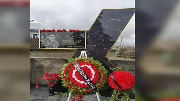 32 il əvvəl itkin düşən şəhidin adına xatirə kompleksi açıldı - FOTOlar