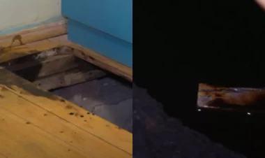 Bakıda evə neft axır - VİDEO