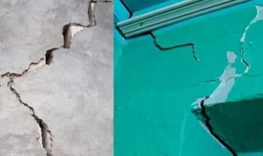 Azərbaycanda çay kənarında sürüşmə fəallaşdı, evlər təhlükə altındadır - FOTOlar