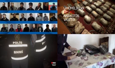 DİN-dən əməliyyat - 157 kq narkotik dövriyyədən çıxarıldı - VİDEO