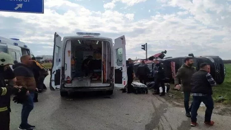 Türkiyədə ağır yol qəzası -  5 ölü, 10 yaralı