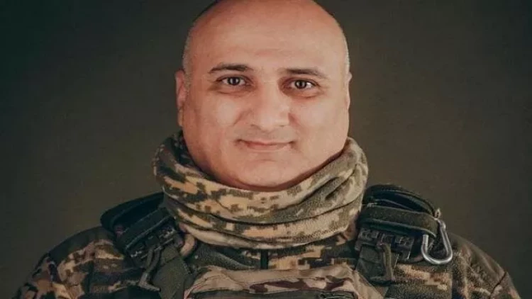 Ukraynada daha bir azərbaycanlı hərbçi öldü - FOTO