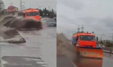 Bu bölgəmizdə güclü yağış FƏSADLAR TÖRƏTDİ - FOTO