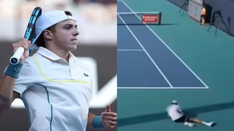 Gənc tennisçi oyun zamanı huşunu itirdi - FOTOlar