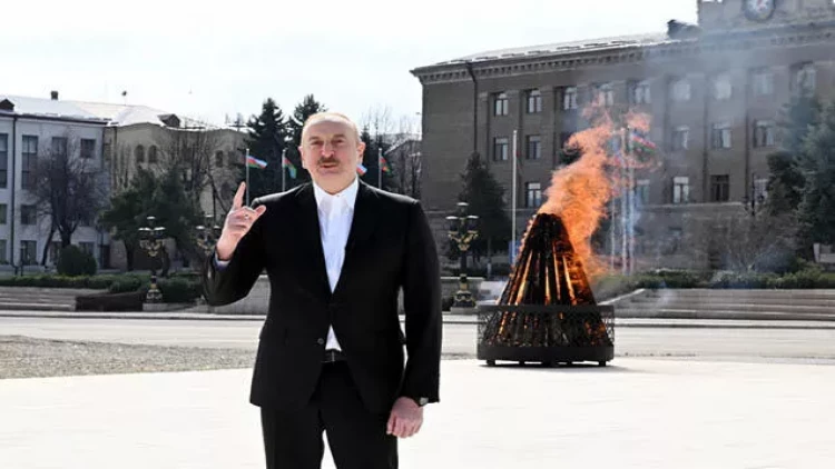 Prezidentin Xankəndidəki çıxışı - VİDEO