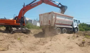 Goranboyda qanunsuz qum-çınqıl daşıyanlar cərimələnib