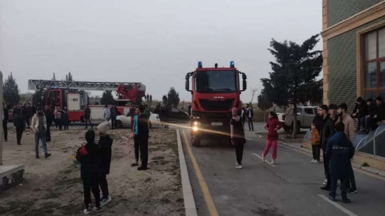 Masazırda 13 mərtəbəli binada PARTLAYIŞ - FOTOlar