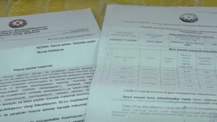 Gəncə sakini xəbəri olmadan beş şirkət sahibi oldu - VİDEO