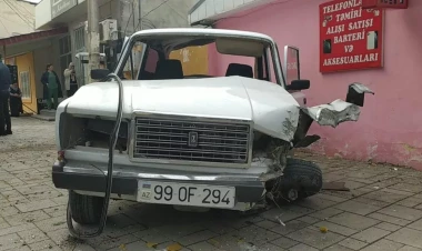 Azərbaycanda ağır qəza - Yaralanan var - FOTO