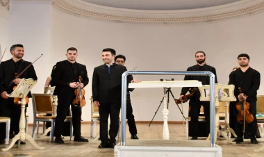 Q.Qarayev adına Azərbaycan Dövlət Kamera Orkestrinin konsert keçirilib - FOTO