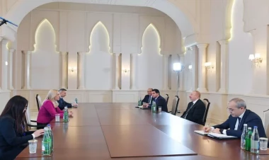 Prezident Jelka Tsviyanoviçi qəbul edib - VİDEO - FOTO