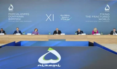 Prezident XI Qlobal Bakı Forumunda iştirak edib - VİDEO - FOTO