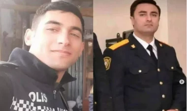 Xankəndidə vəfat edən polislər dəfn edildi - FOTOlar