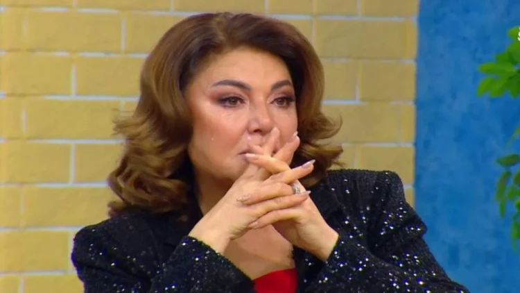 Efirdə şəhid həyat yoldaşından danışıb ağladı - VİDEO