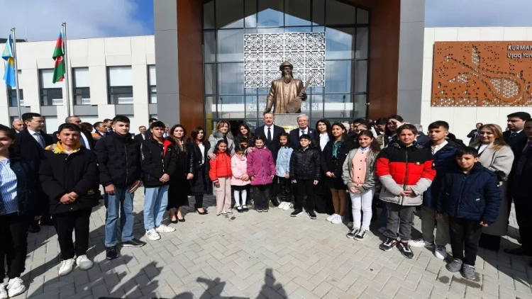 İlham Əliyev və Tokayev Füzulidə Uşaq Yaradıcılıq Mərkəzinin açılışında iştirak ediblər - VİDEO - FOTO