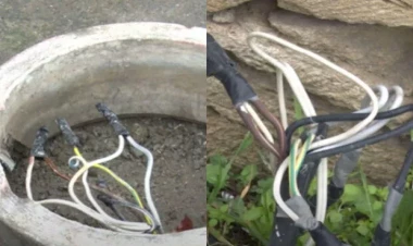 Bakıda TƏHLÜKƏ: Açıq qalan elektrik xətləri - VİDEO